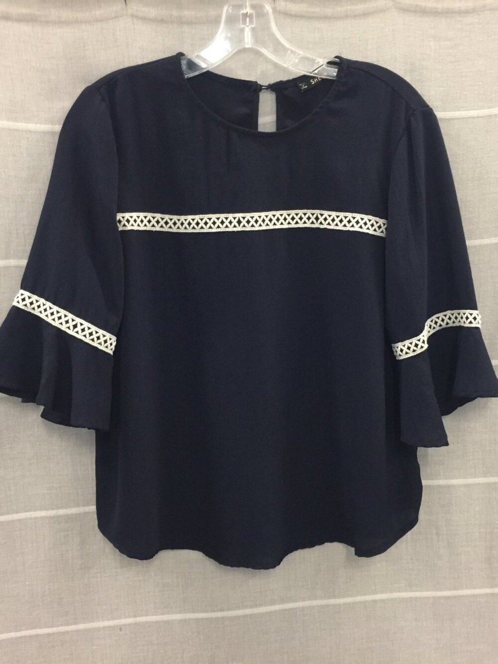 SHEIN Navy Blue Blouse